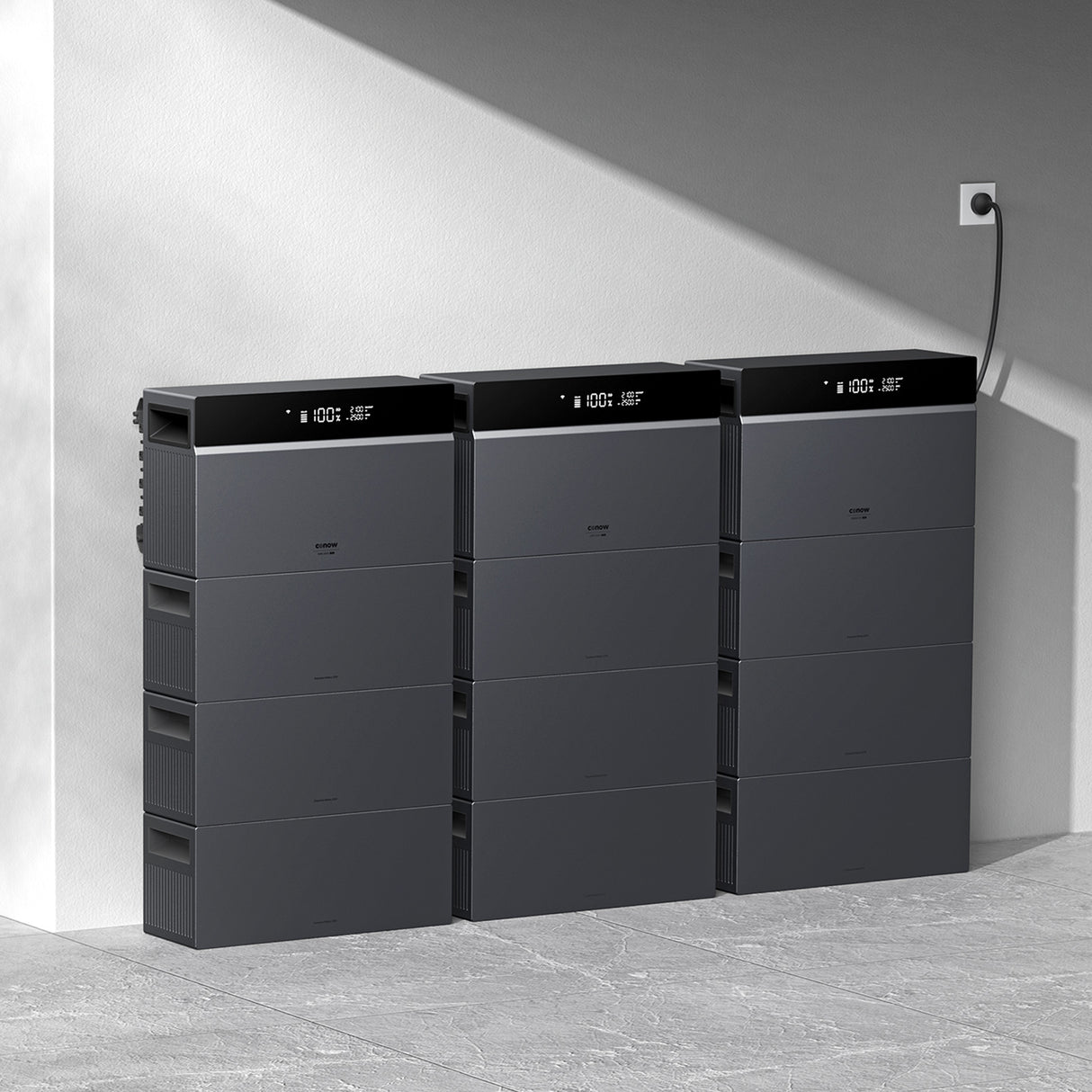 Conow CBE2000 Pro Balkonkraftwerk Speicher 2kWh 2500W Wechselrichter 4 MPPT