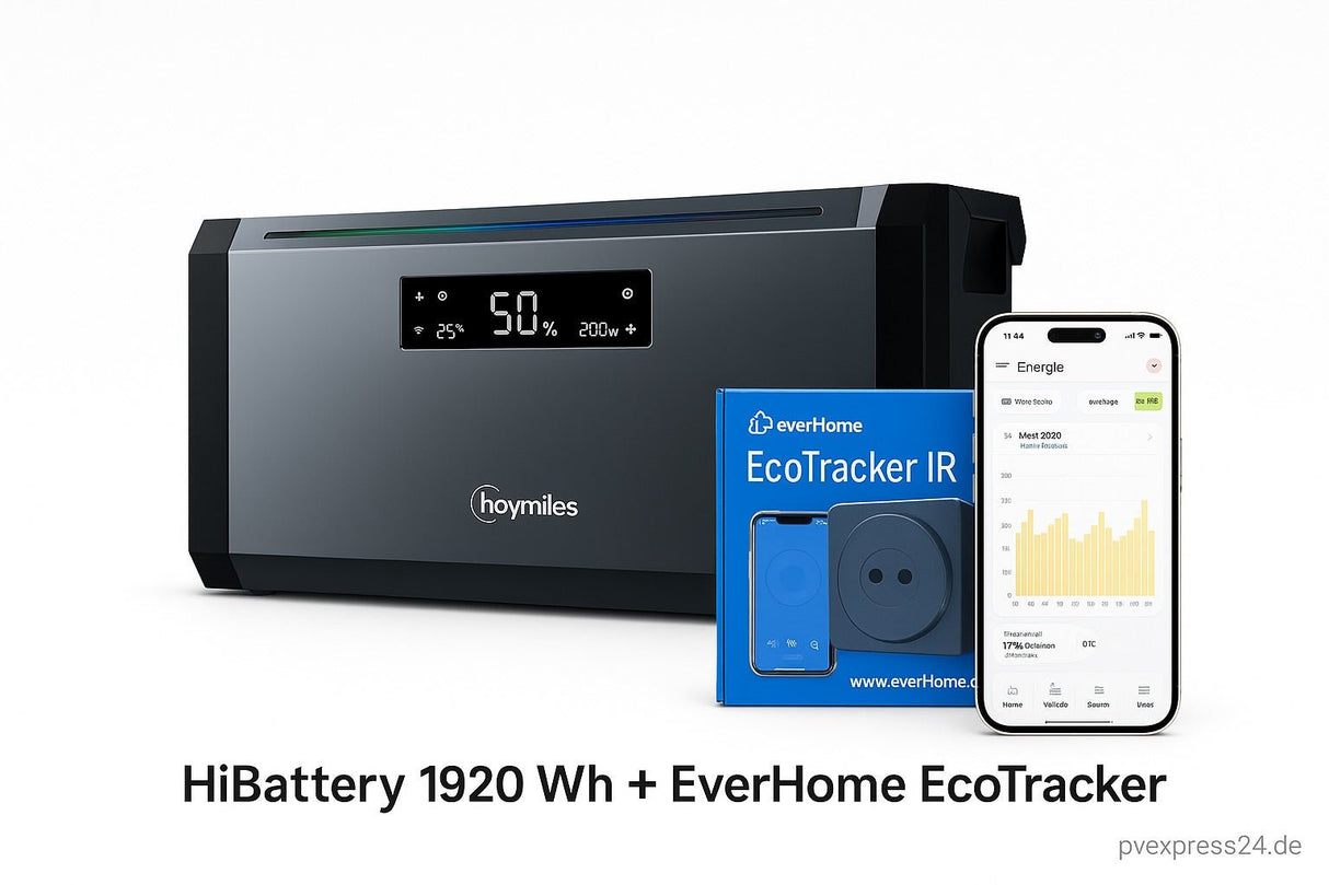 Bundle Set - Hoymiles HiBattery 1920 mit Everhome Ecotracker - PVExpress24
