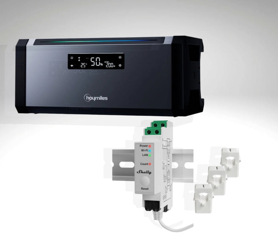 Bundle Set - Hoymiles HiBattery 1920 mit Shelly Pro 3EM