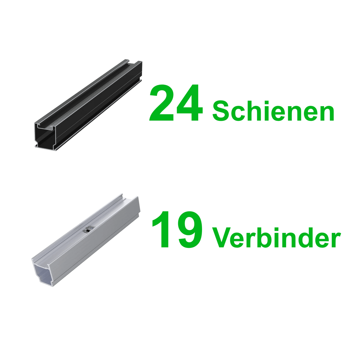 Clenergy SolarRoofPro 2.0 Montageset für 24 Modulen 10kWp - PVExpress24