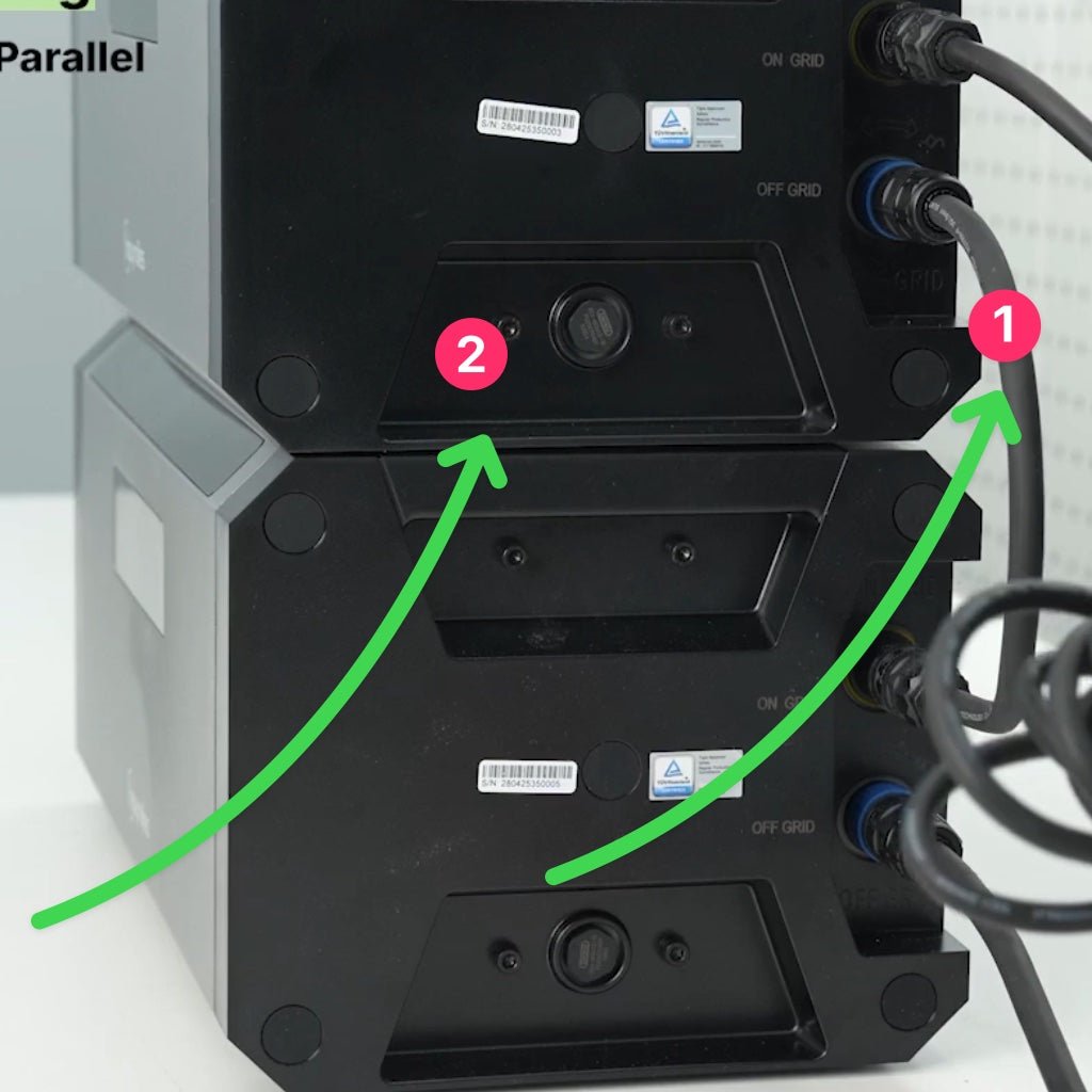 Hoymiles HiBattery 1920 AC (HB - 1920 - AC) Erweiterungsset mit parallele Anschlusskabel - PVExpress24