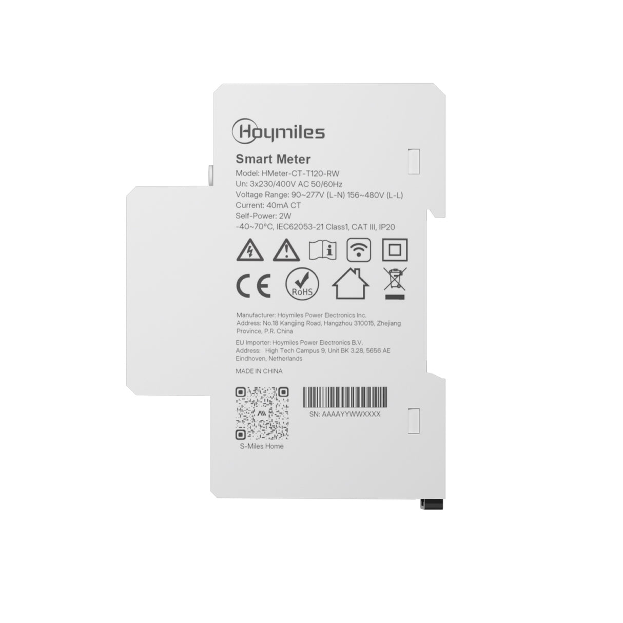 Hoymiles HMeter-CT-T120-RW SmartMeter 3-phasig