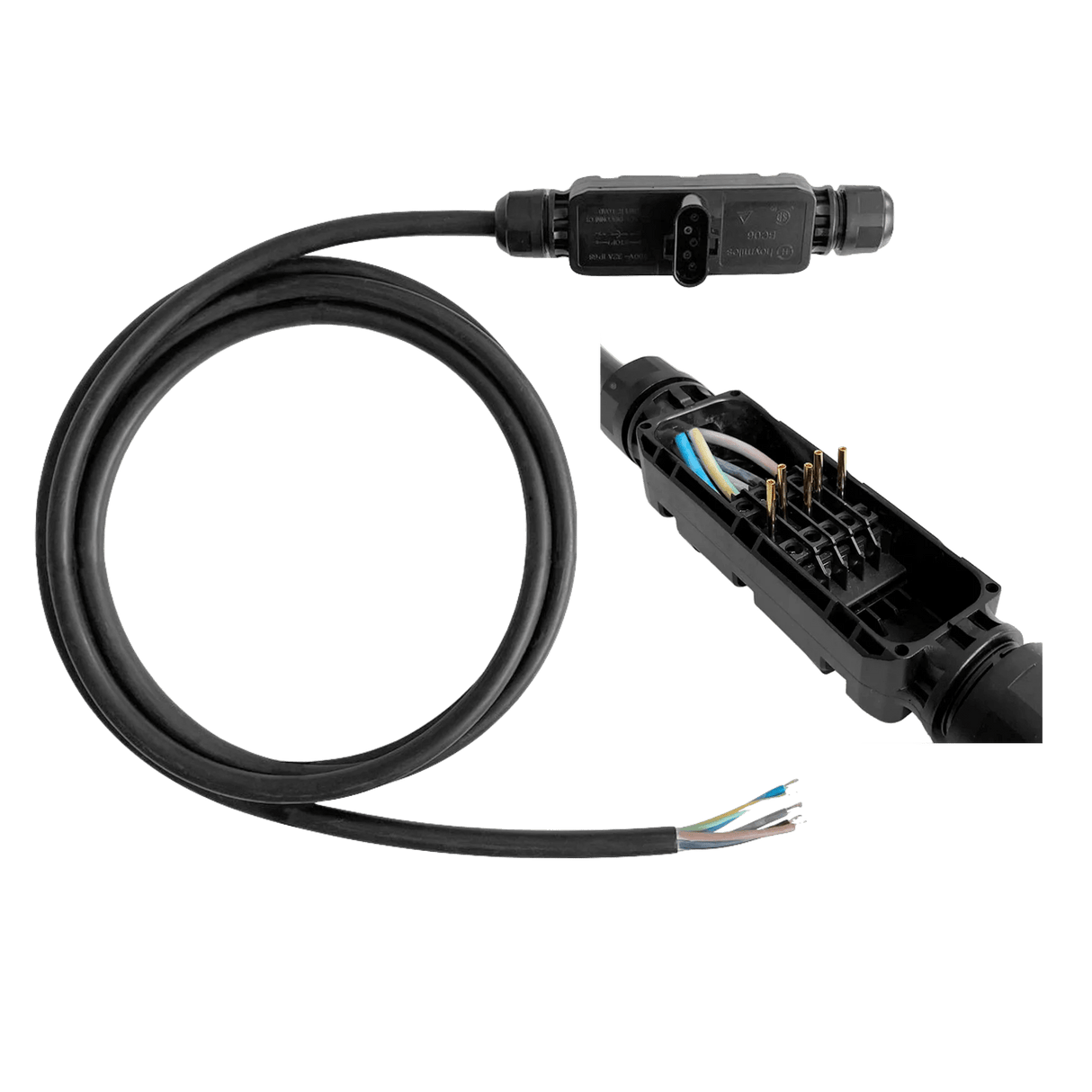 Hoymiles T - Knoten mit 3m AC - Trunk - Kabel für 3 - phasig HMT Mikrowechselrichter - PVExpress24