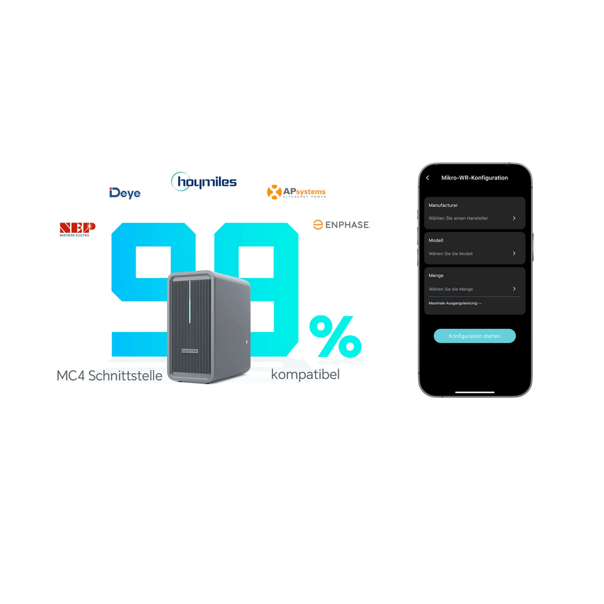 Marstek Saturn - C B2500 - D Speicher für Balkonkraftwerk - PVExpress24