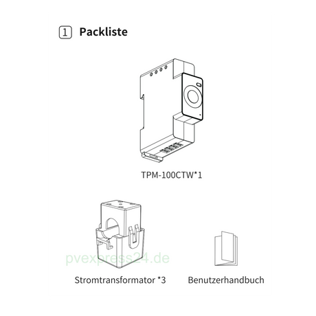 Marstek CT002 Packliste