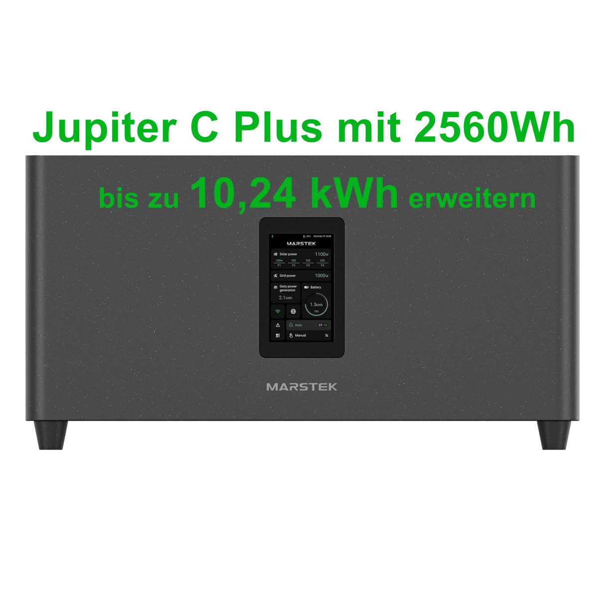MARSTEK Jupiter C Plus mit bis zu 10,24kWh Erweiterungsbatterie - PVExpress24
