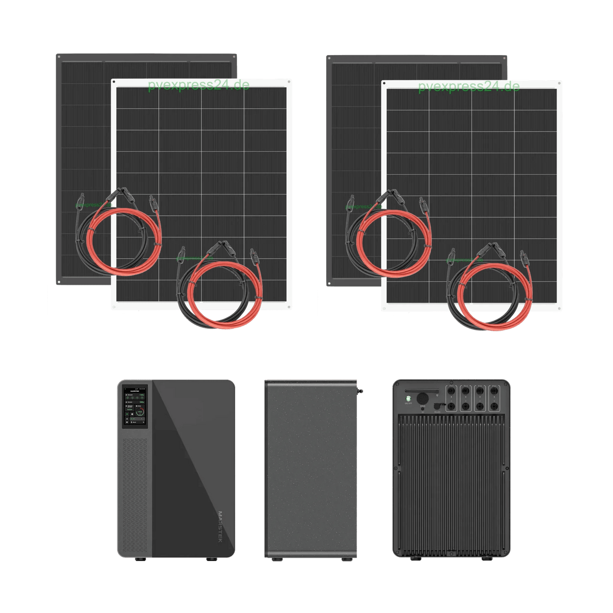 Set - Marstek Jupiter C mit 4x RenePV Flexible Solarmodule - PVExpress24