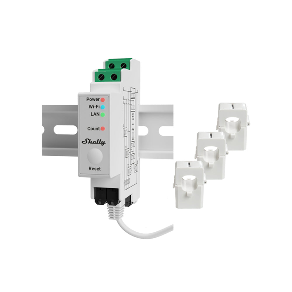 Shelly Pro 3EM 120A Smart Meter