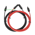 2x Solarkabel Verlängerung MC4 2m 4qmm rot/schwarz