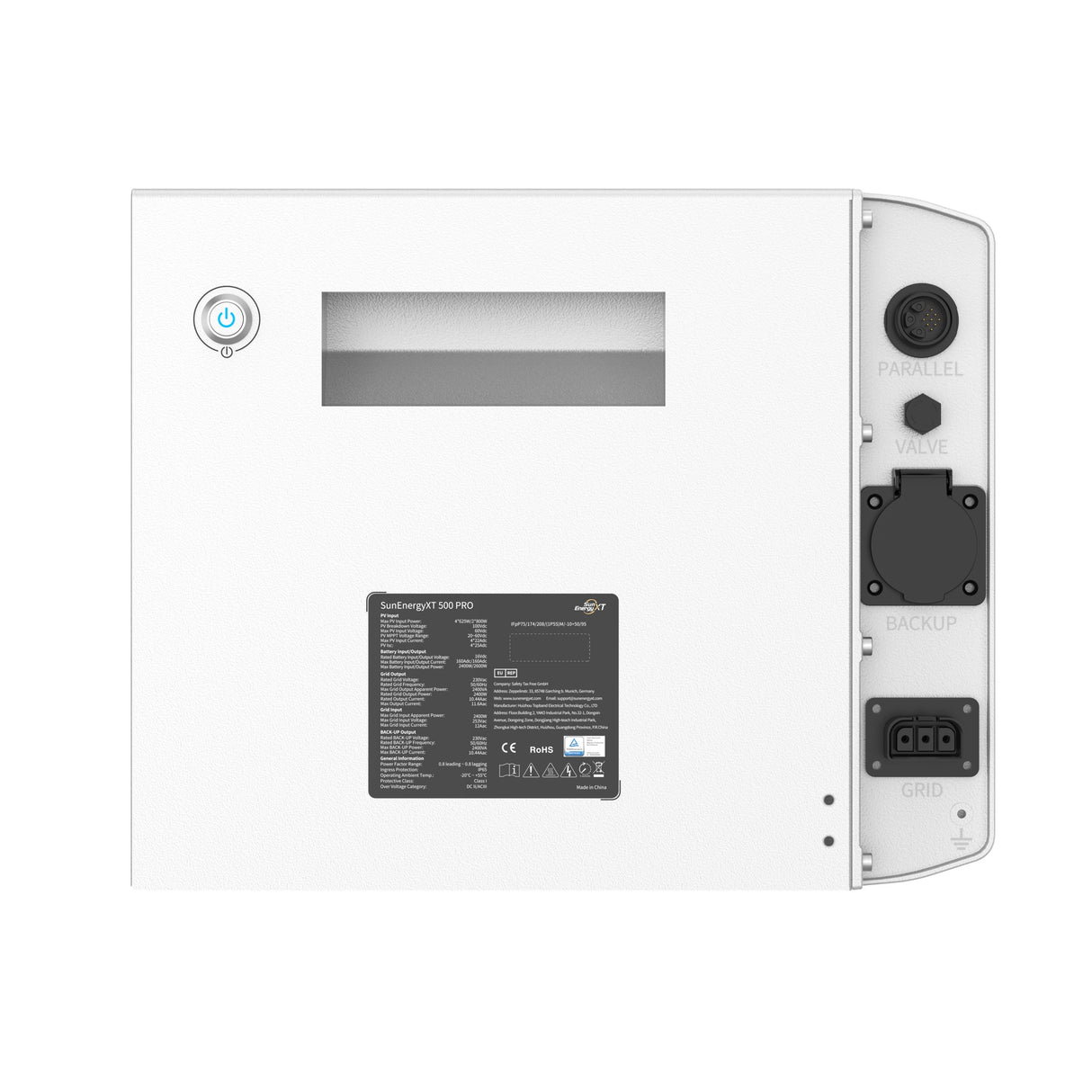 SunEnergyXT 500 Pro mit 5kWh Speicher und 2400W Leistung