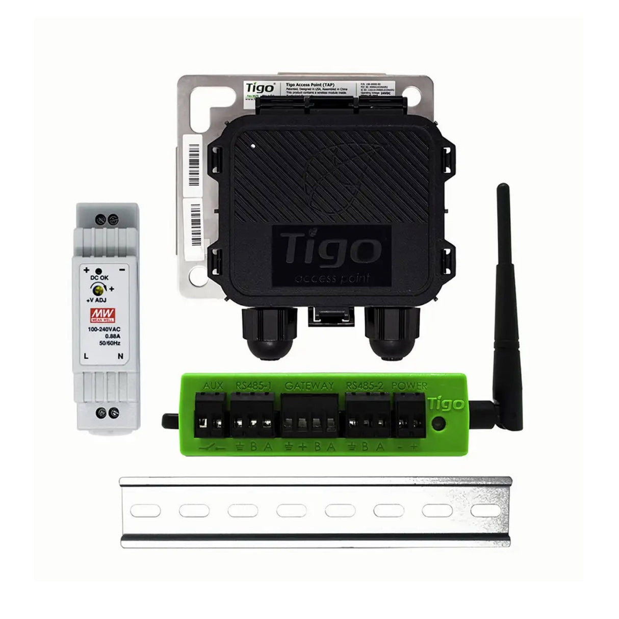 Set - 1x Tigo CCA mit 20/40/60 Tigo Optimierer TS4-A-O für 700W Solarmodul