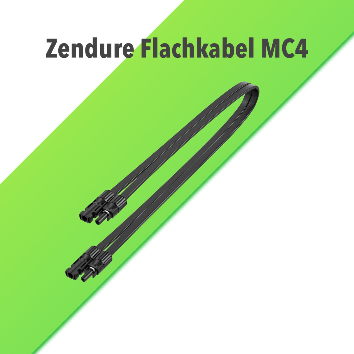 Zendure SolarFlow Superflaches MC4 Solarkabel Flachkabel