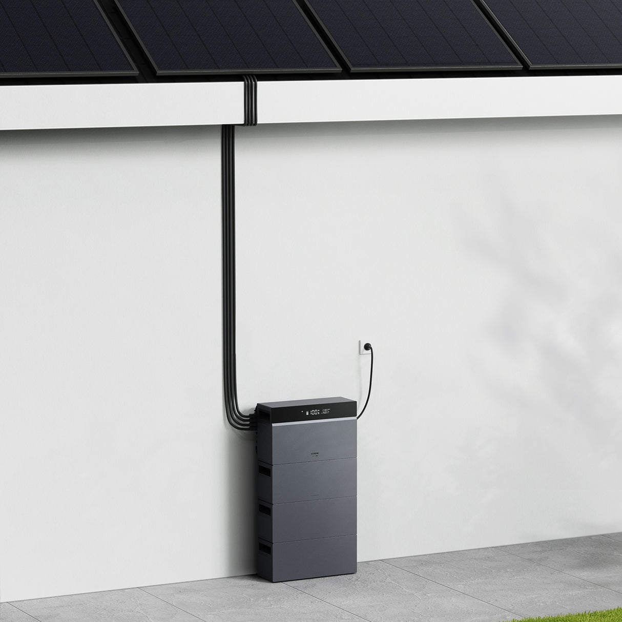 Conow CBE2000 Pro Balkonkraftwerk Speicher 2kWh 2500W Wechselrichter 4 MPPT