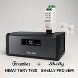 Bundle Set - Hoymiles HiBattery 1920 mit Shelly Pro 3EM