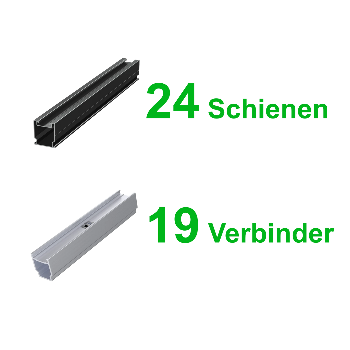 Clenergy SolarRoofPro 2.0 Montageset für 24 Modulen 10kWp