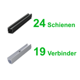 Clenergy SolarRoofPro 2.0 Montageset für 24 Modulen 10kWp