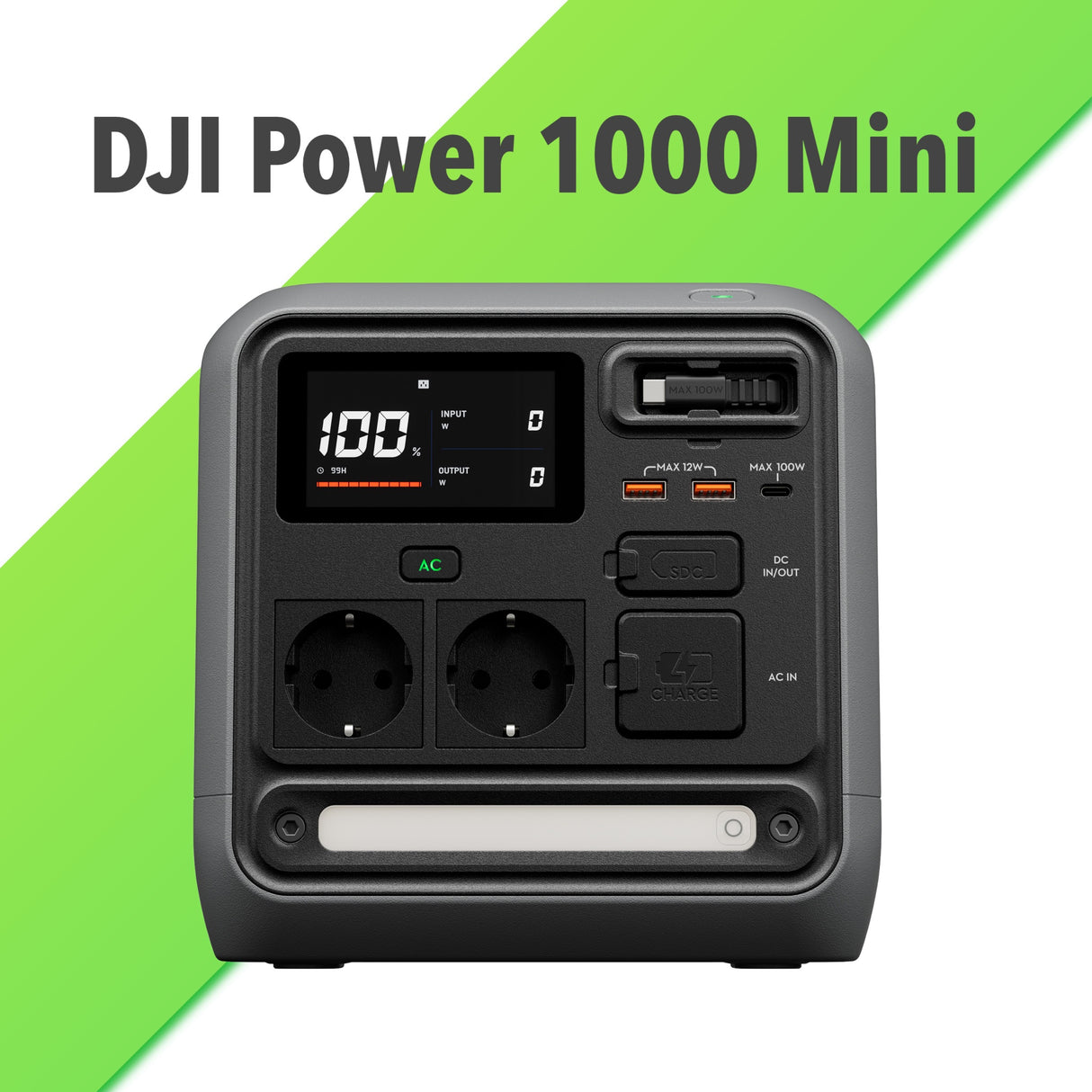 DJI Power 1000 Mini Powerstation mit 1kWh und 800W AC-Ausgang
