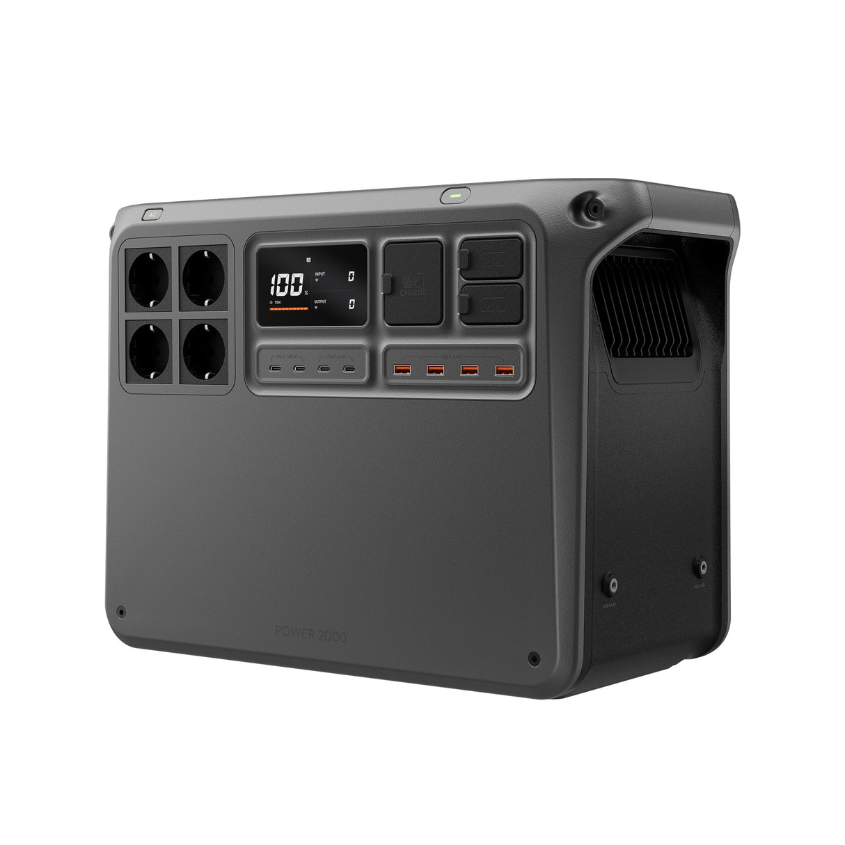 DJI Power 2000 Powerstation und Balkonkraftwerkspeicher mit 2kWh und 3000W AC-Ausgang
