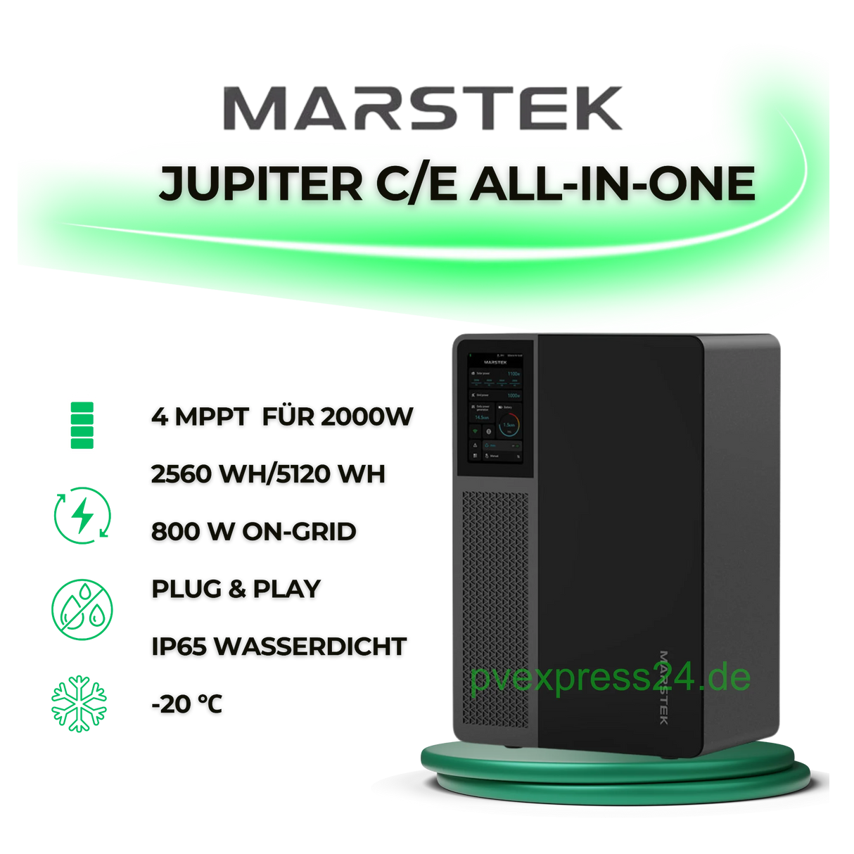 Marstek Jupiter C Jupiter E with Feature Lists