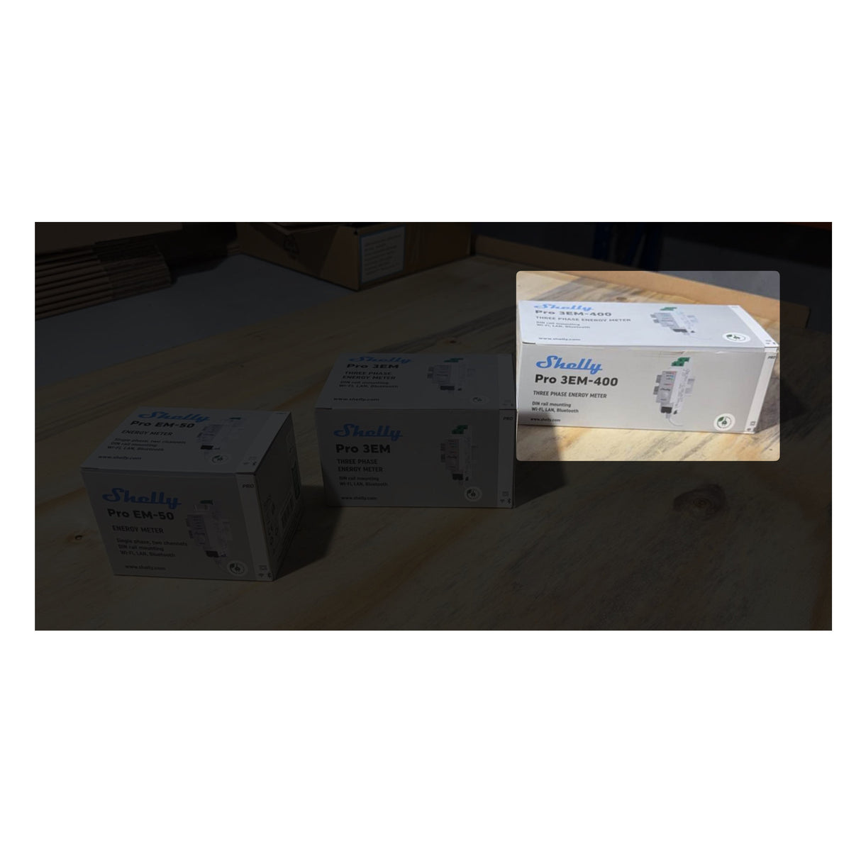 Shelly Pro 3EM 400A Smart Meter