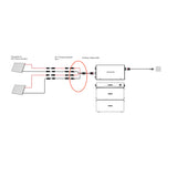 Sunshare 0,5m MC4/Slim Adapterkabel für Sunshare-Stromspeicher