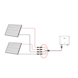 Sunshare 0,5m MC4/Slim Adapterkabel für Sunshare-Stromspeicher