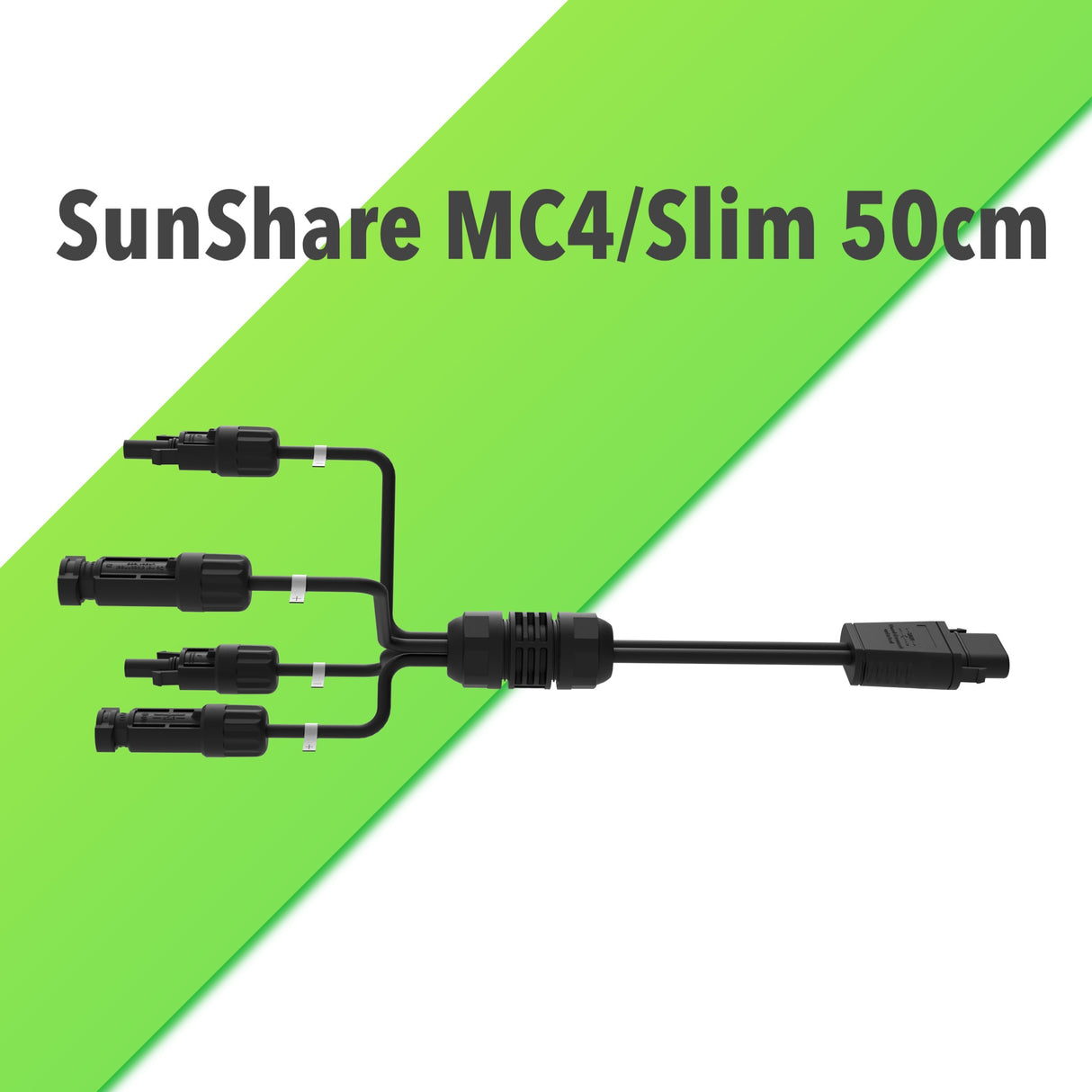 Sunshare 0,5m MC4/Slim Adapterkabel für Sunshare-Stromspeicher