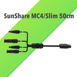 Sunshare 0,5m MC4/Slim Adapterkabel für Sunshare-Stromspeicher