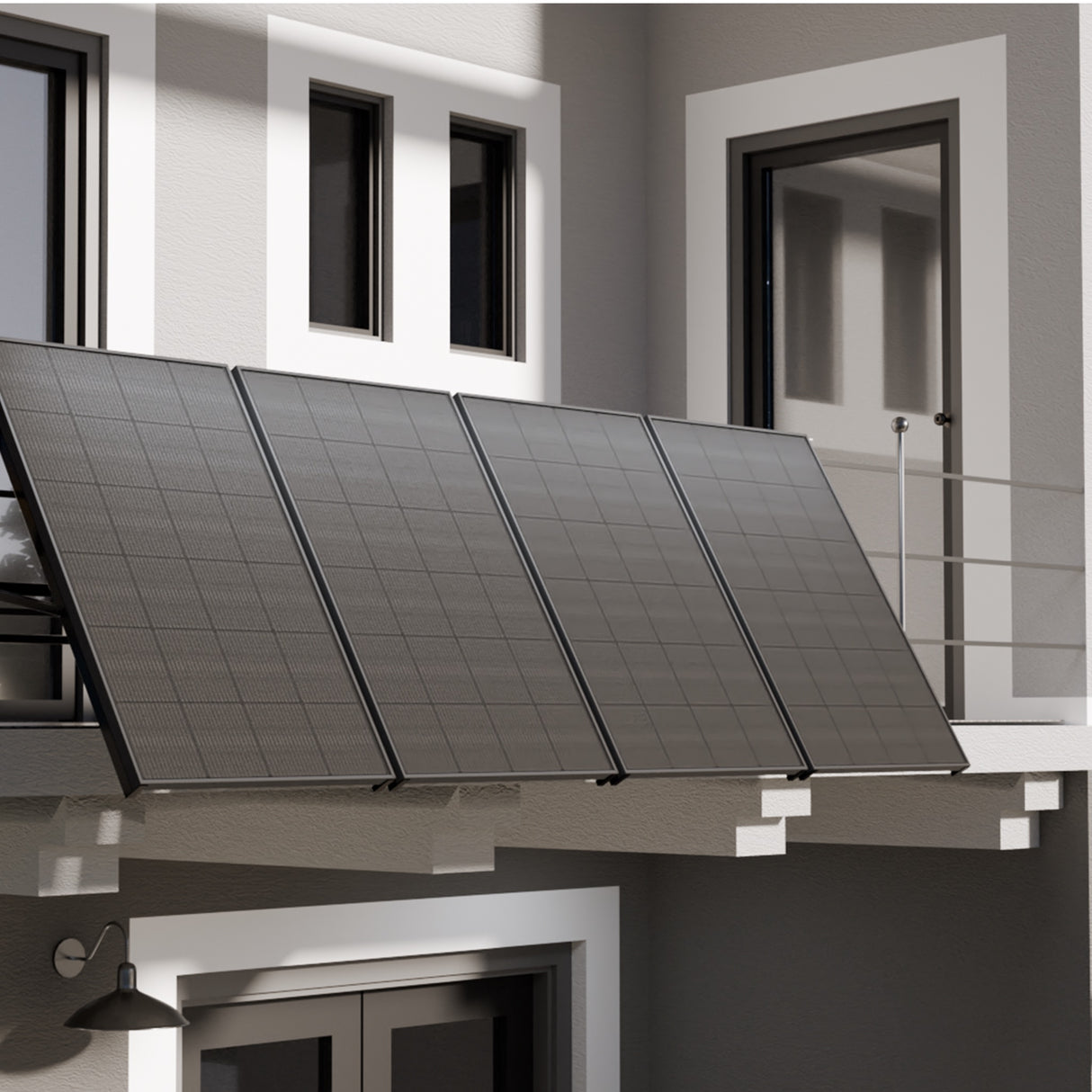 Sunshare Ray Geländer/Schild Balkon Halterung Winkel einstellbar